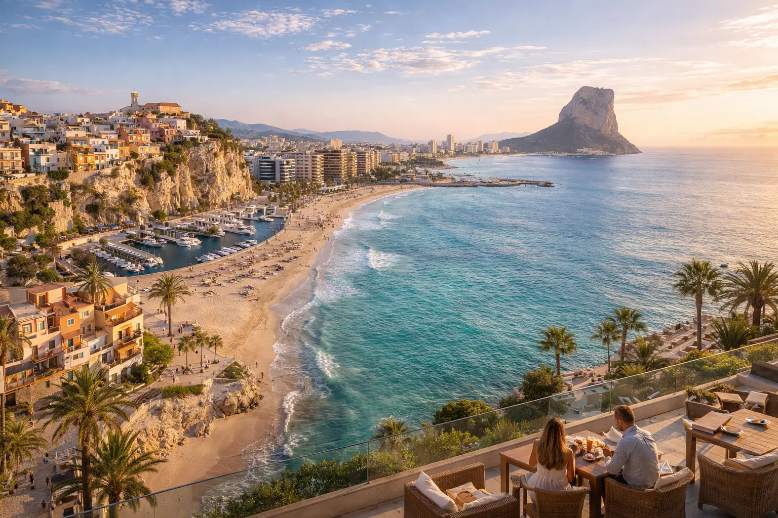 best coastal towns Alicante Spain panoramic beaches