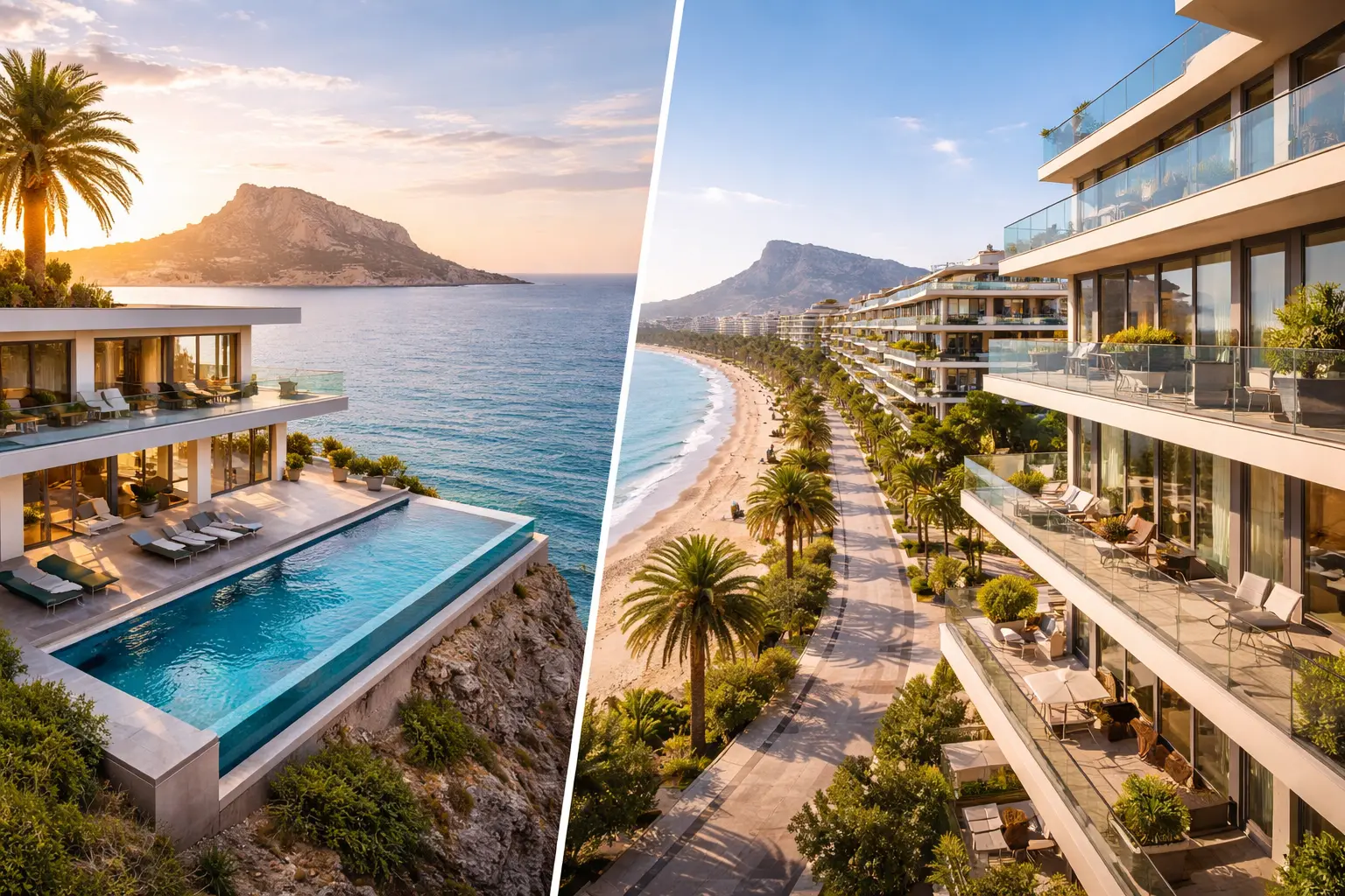 villas vs apartments Alicante comparison property Spain